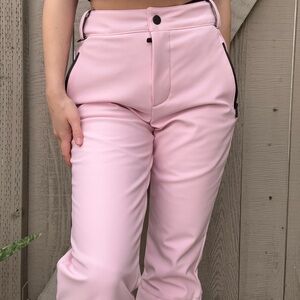 Zara ski pink flare snowpants